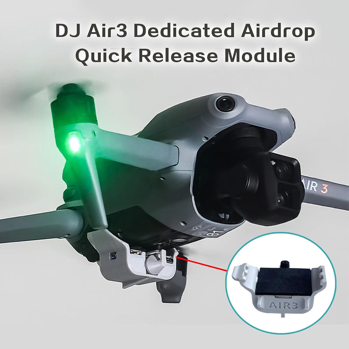 HENWAFX - Sistema de carga útil para DJI Air3 Dron, accesorio de en...
