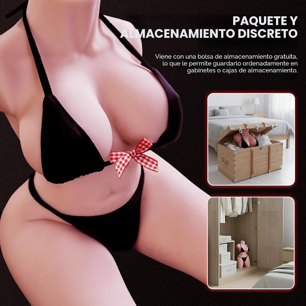 Baquick Juguetes Sexuales Masculinos de 10 Libras para Hombres Muñe...