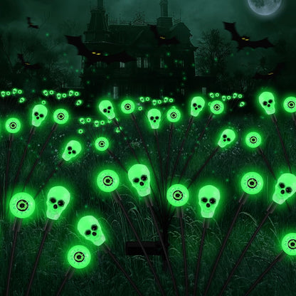 vignuto Decoraciones de Halloween al aire libre, luces de globo ocu...