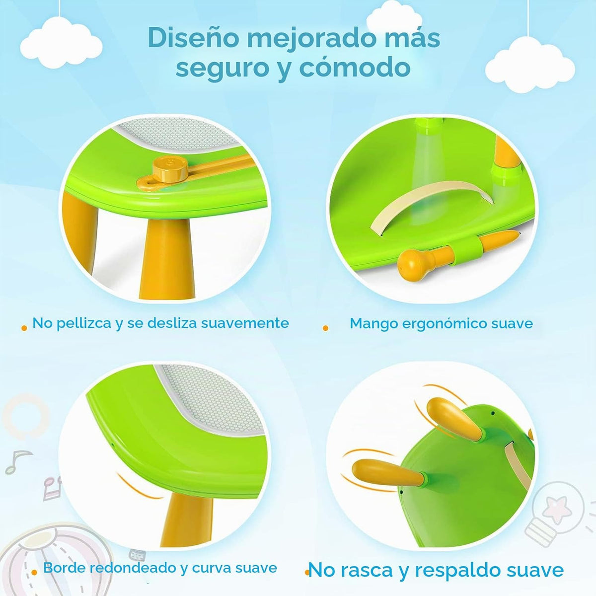 Kikidex Tablero magnético de dibujo, juguetes para niñas pequeñas d...