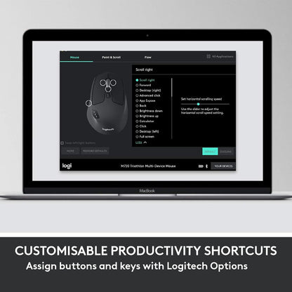 Combo de teclado y mouse inalámbricos Logitech MK850 Performance -...