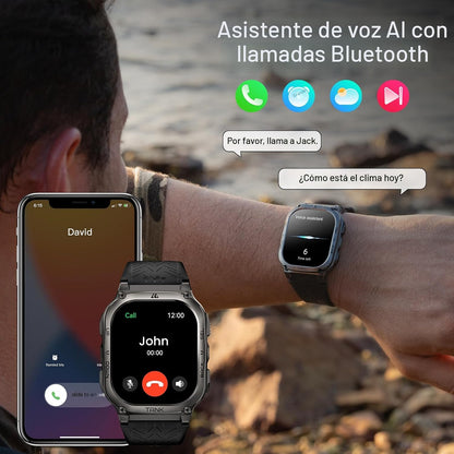 AMAZTIM Reloj Inteligente, Batería Extra Larga de 60 Días, Resisten...