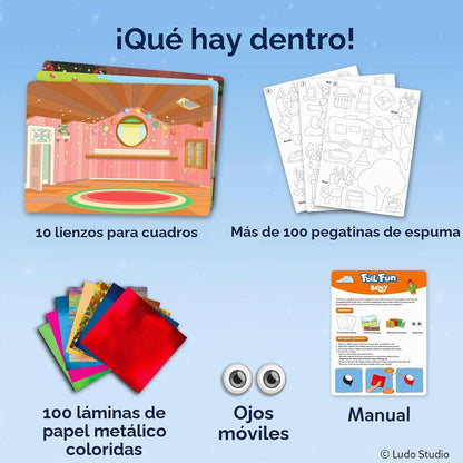 Skillmatics Foil Fun Bluey, actividad artística y artesanal, regalo...