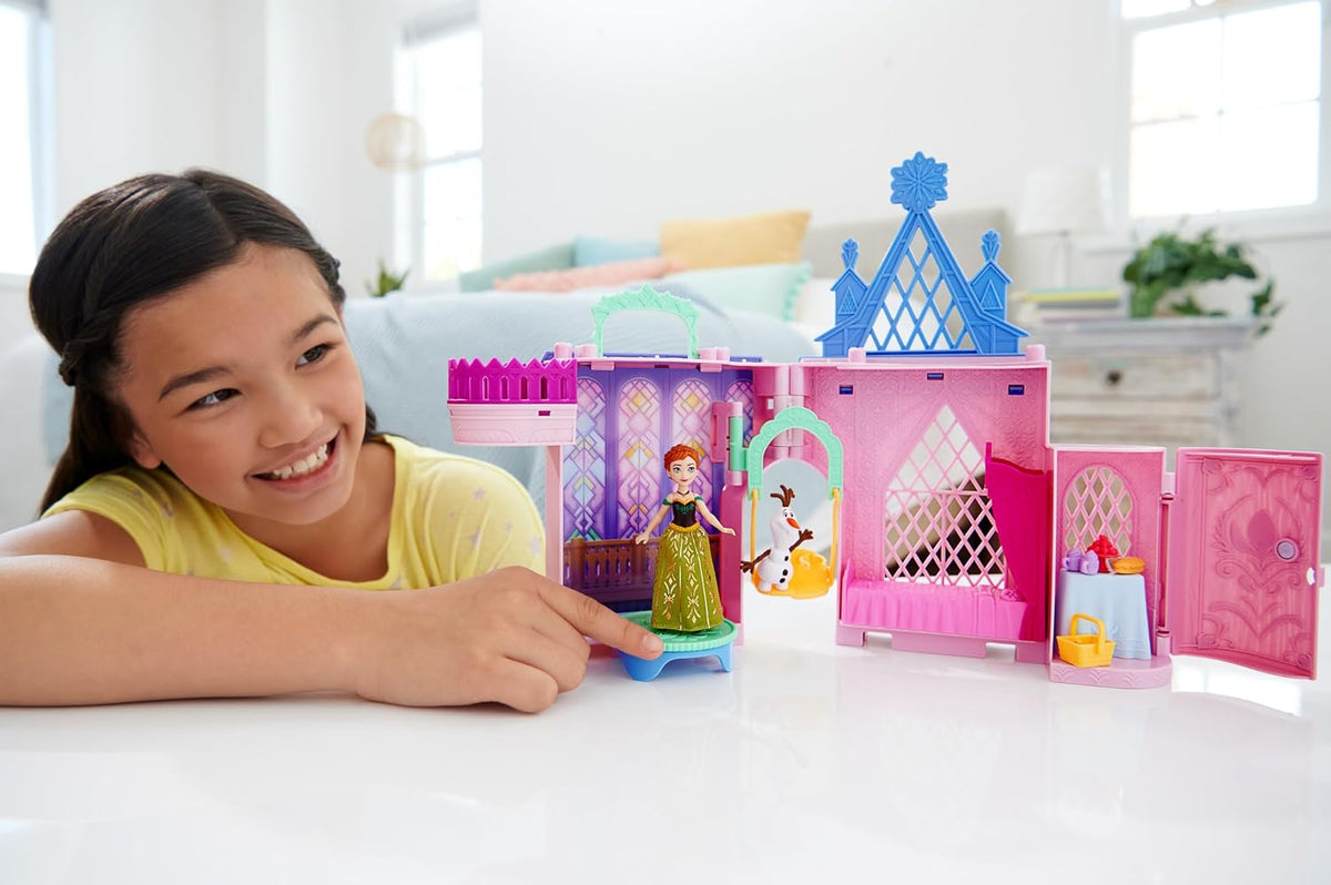 Juguetes Mattel Disney Frozen, Casa de Muñecas Castillo Apilable de...