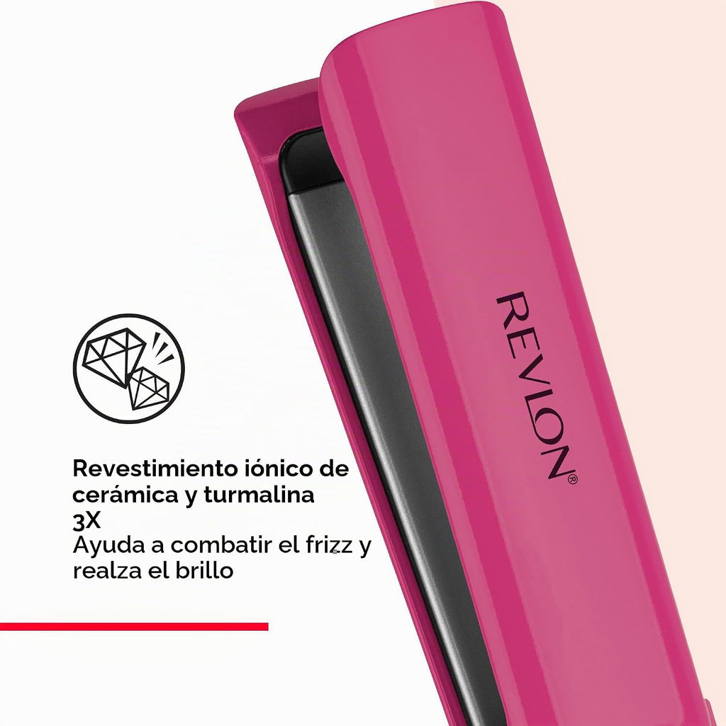 Revlon - Plancha plana, alisadora y rizadora | Revestimiento de tur...