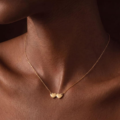 LOVECOM Collar de plata de ley S925 con corazón para mujer, delicad...