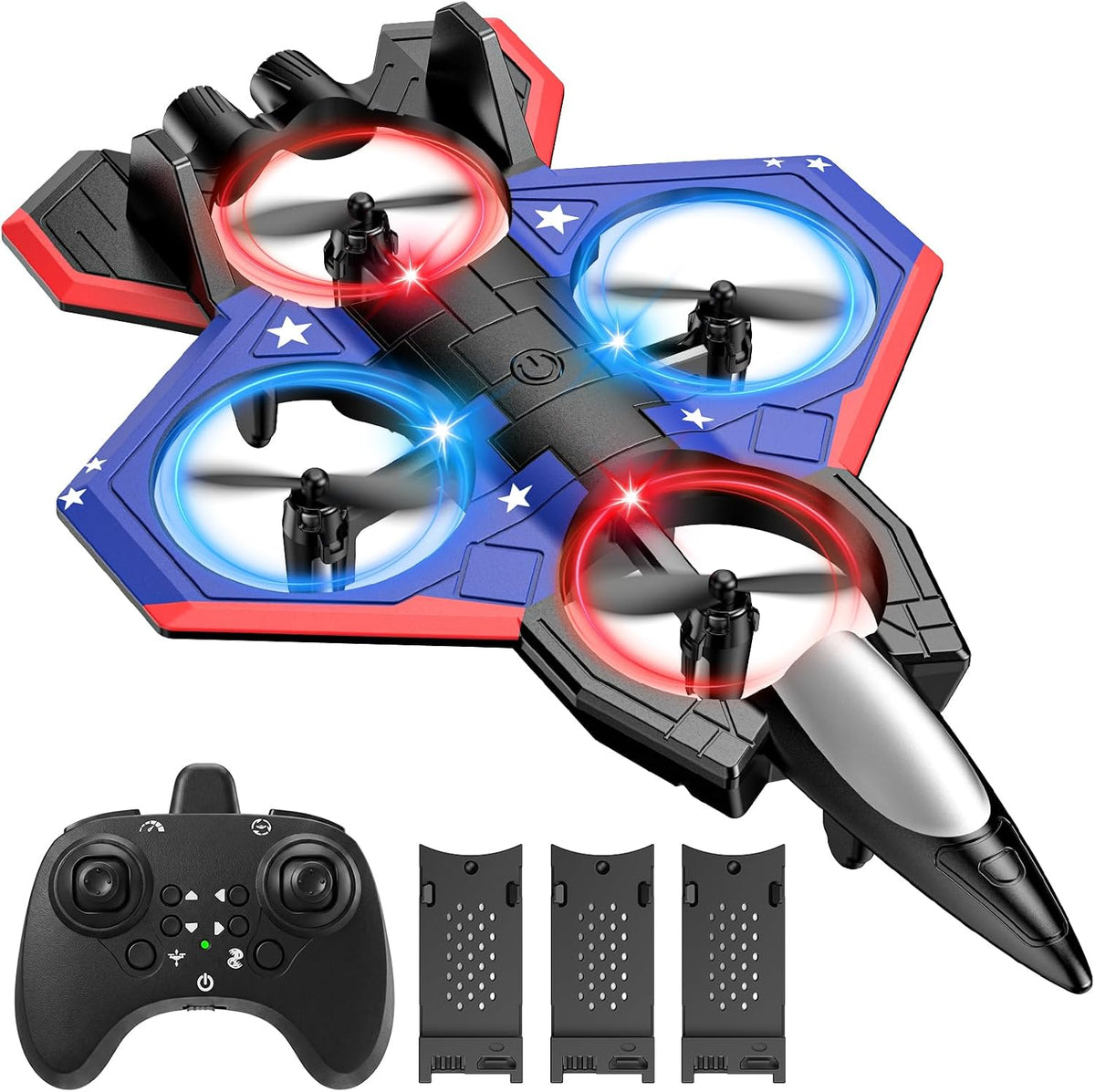 Avión RC para niños, avión con control remoto para niños y niñas, r...