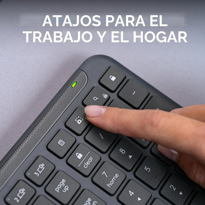 Teclado inalámbrico Logitech Signature Slim K950 con escritura sile...