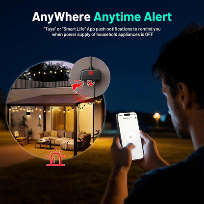 Alarma de corte de energía WiFi, alarma de corte de energía exterio...