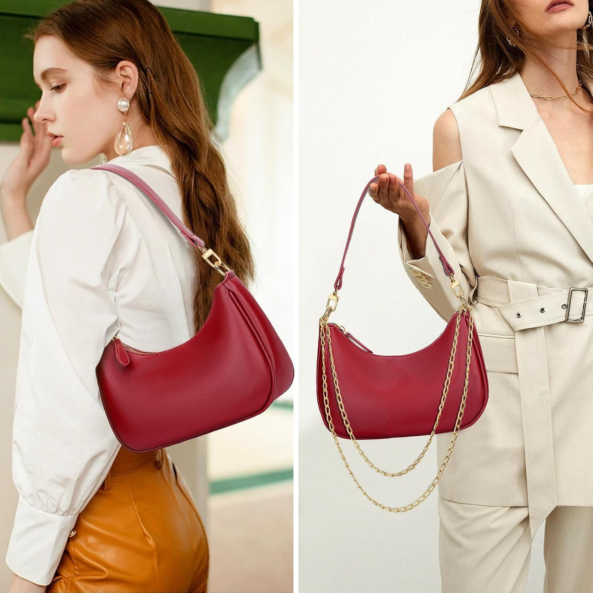 KKXIU Bolso de hombro para mujer, lindos bolsos y bolsos hobo | Bol...