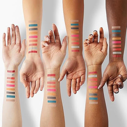 Juvia's Place Palette The Festival, coral atrevido, rojo, neutr...