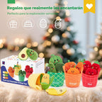 hahaland Juguetes sensoriales para bebés Juguetes Montessori Frutas...