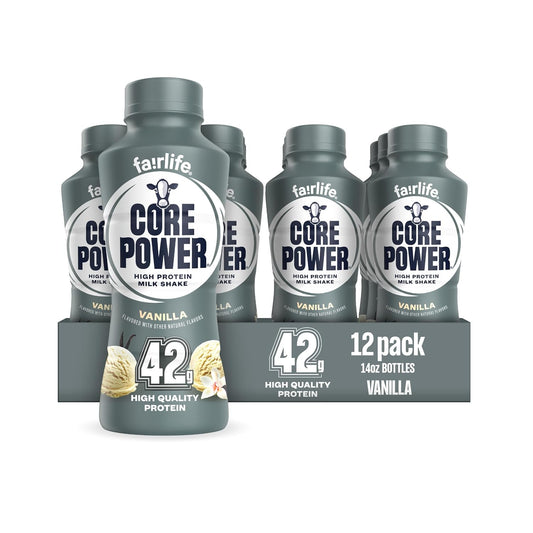 Core Power Fairlife Elite - Botella de batido de leche con alto con...