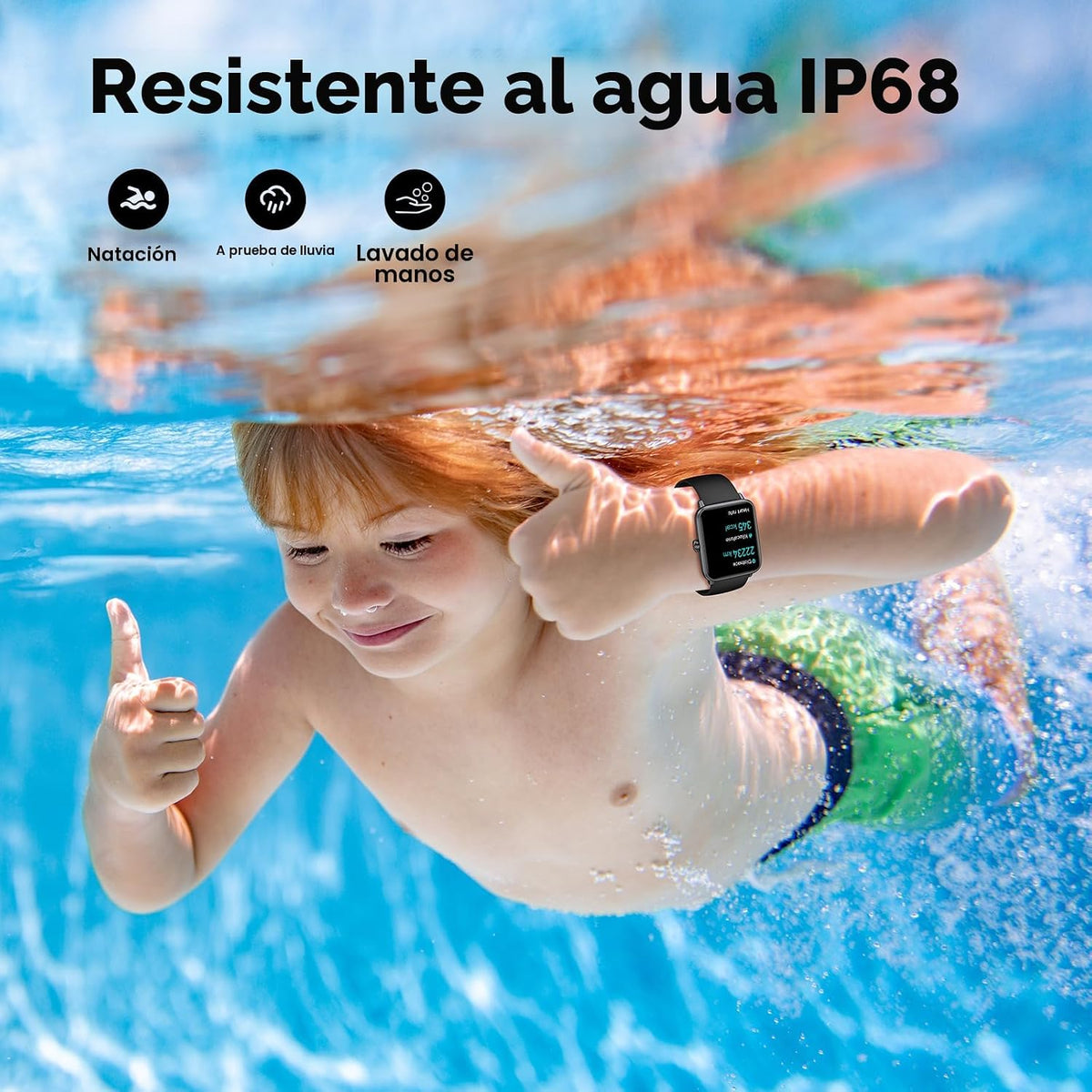 Reloj podómetro apto para personas mayores sin aplicación, no requi...