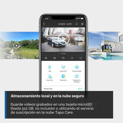 Tapo MagCam 2K+ Cámara de seguridad inalámbrica para exteriores, ba...