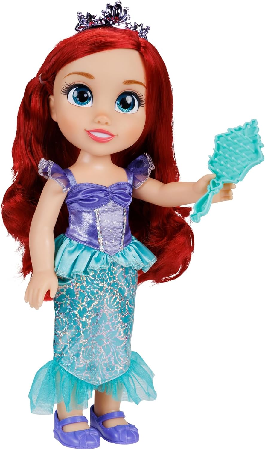 Muñeca Disney Princess, mi amiga, Ariel de 14 pulgadas de alto. Inc...