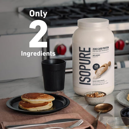 Isopure Zero Carb - Proteína aislada de suero 100% puro, sin lactos...