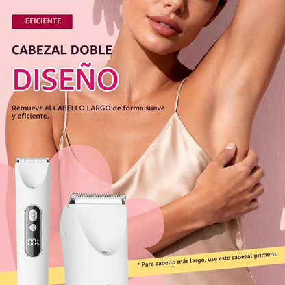 Recortadora de bikini de cabello fresco para mujer, maquinilla de a...