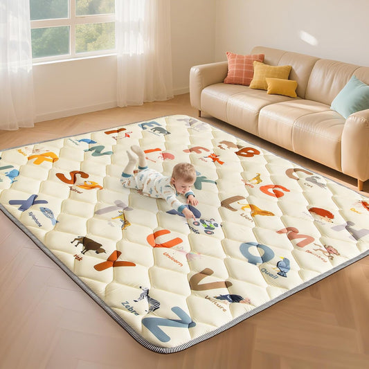 Omzer 79 x 71 - Alfombra de juego para bebé, para el suelo, para ni...