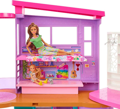 Barbie Juego y accesorios para casa de muñecas de vacaciones | Casa...