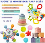 Juguetes para Bebés de 6 a 12 Meses, Juguetes Montessori 5 en 1 par...