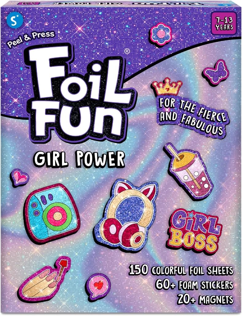 Skillmatics Foil Fun Girl Power, actividad artística y artesanal, r...