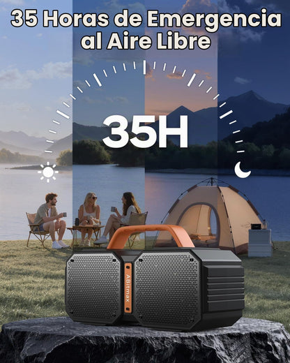 ABitmax Altavoz Bluetooth para exteriores, pico de 90 W, 35 H | Alt...