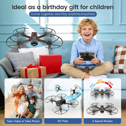 AVIALOGIC Mini dron con cámara y pantalla LCD para niños y adultos,...