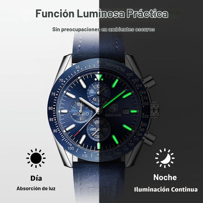BENYAR Reloj para hombre analógico cronógrafo de cuarzo, impermeabl...