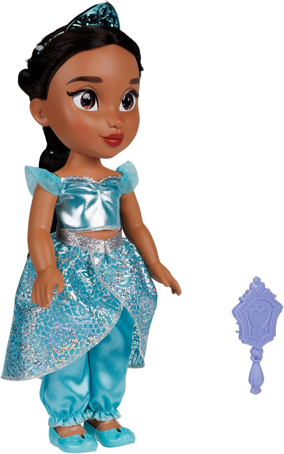 Disney Princess My Friend - Muñeca Jasmine de 14 pulgadas de alto,...
