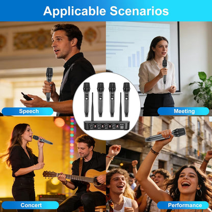 Aveek Amplificador de 2 canales para altavoz pasivo, sistema de mic...