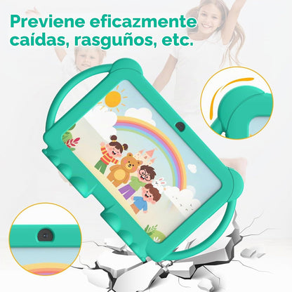 PEICHENG Tableta para Niños de 7 pulgadas Android 12.0 para Niños P...
