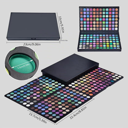 Pure Vie Paleta de sombra de ojos de 252 colores, maquillaje mezcla...
