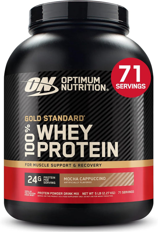 Optimum Nutrition Estándar dorado 100% Proteína de Suero de Leche e...
