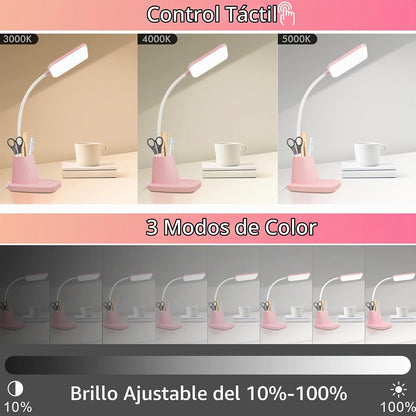 Sailstar - Lámpara de escritorio LED con carga inalámbrica de 10 W...
