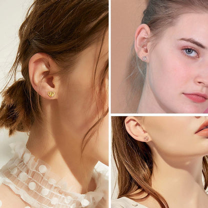 ChicSilver Pendientes celtas para mujer de plata de ley hipoalergén...