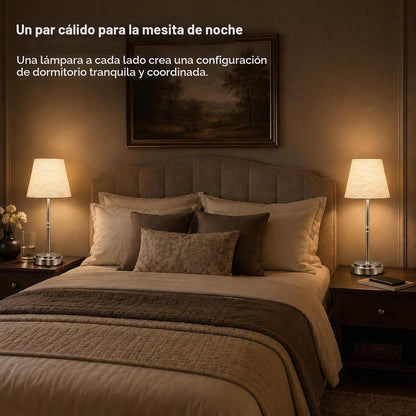 Paquete de 2 lámparas de mesa inalámbricas, lámparas recargables qu...