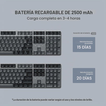 Satechi SM3 - Teclado mecánico para Mac y Windows, 108 teclas de ta...
