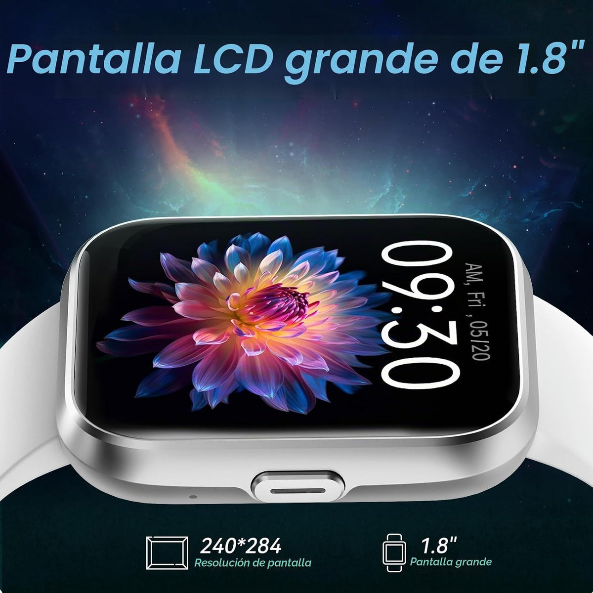Fitpolo Relojes Inteligentes para Hombres\/Mujeres, Reloj Rastreado...