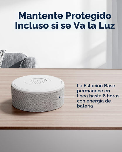 Sistema de alarma de puerta WiFi, kit de alarma inalámbrica de 8 pi...