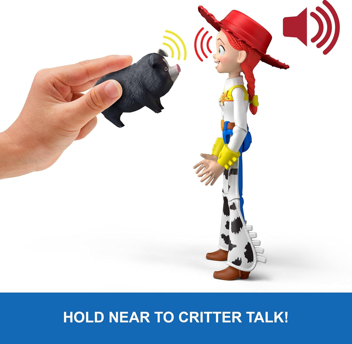 Mattel Disney y Pixar Toy Story 5 Critter Talk Jessie | Figura de a...