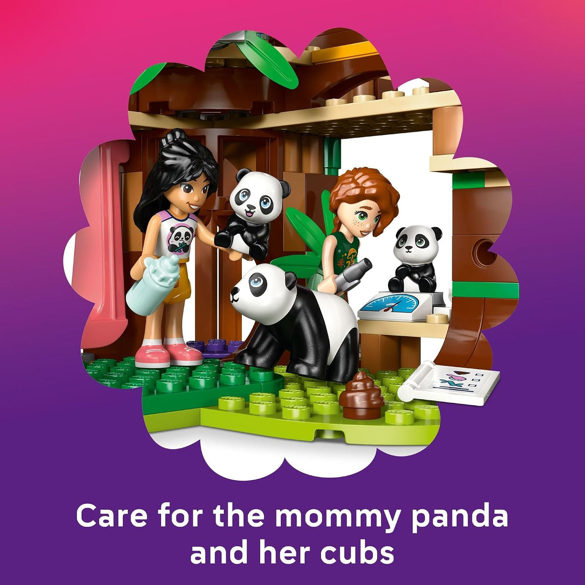 LEGO Friends Panda Sanctuary - Juguete de construcción para el cuid...