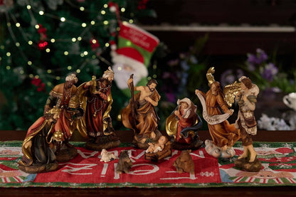 Zayton Juego de belenes de Navidad con figuras de 8 pulgadas, 11 pi...