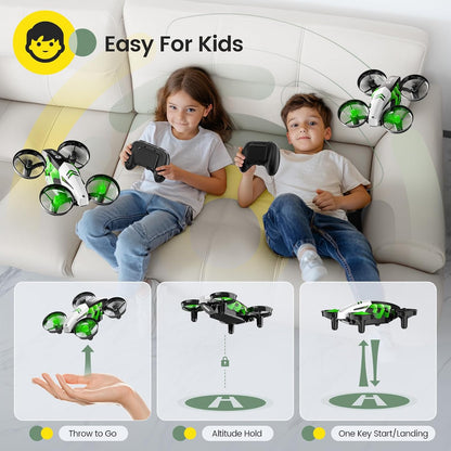 Holy Stone HS210T Drones para niños, 2 en 1 MINI Drone interior con...