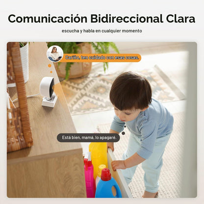 Cámaras 2K para seguridad del hogar, interior\/exterior para monito...