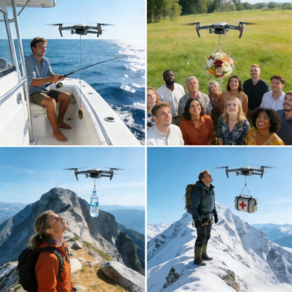 Sistema universal de Airdrop para drones, dispositivo de liberación...