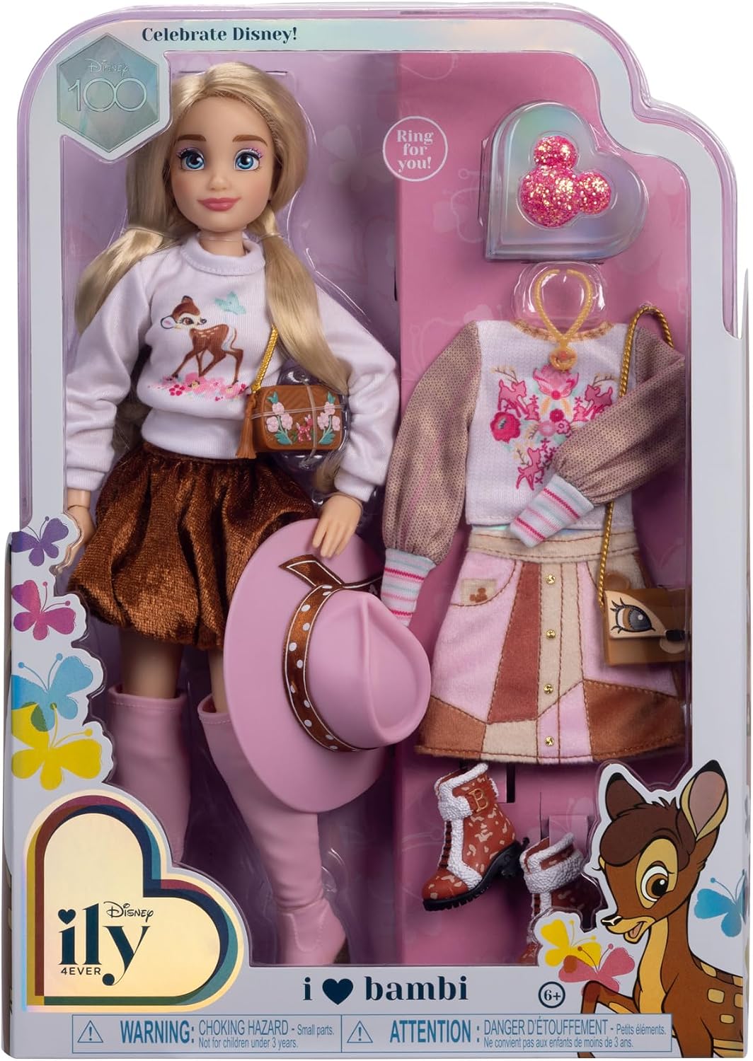 Disney ily 4EVER Muñecas Disney 100 - Bambi de 11.5 pulgadas de alt...