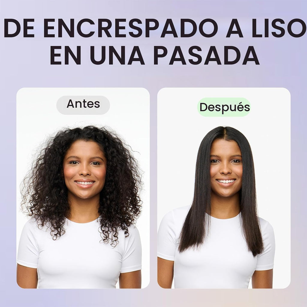 Plancha para cabello húmedo a liso Wavytalk, plancha alisadora con...