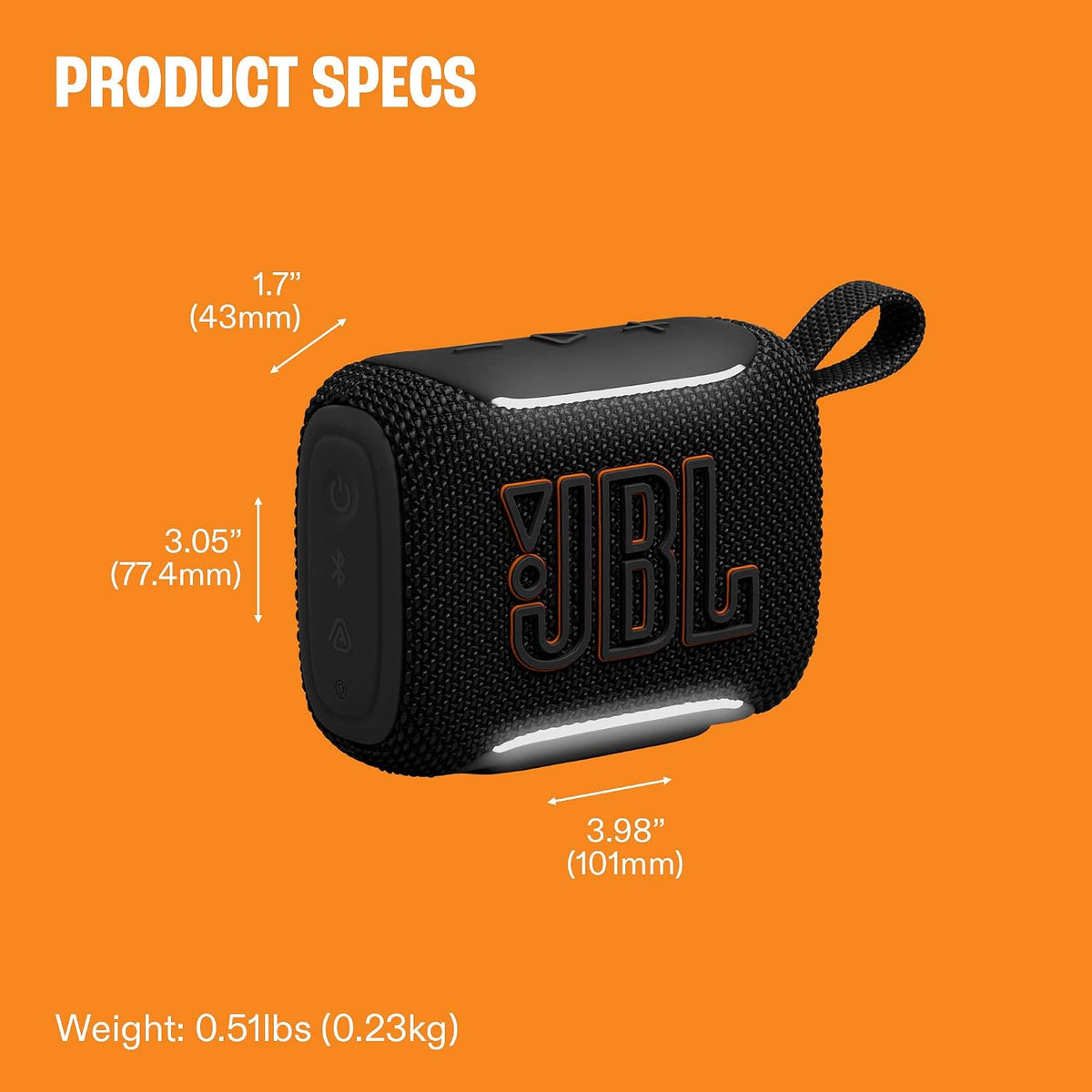JBL Go 5 - Altavoz Bluetooth portátil, impermeable y resistente al...
