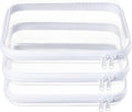 WELPIRT - Bolsas transparentes con cremallera rígida, bolsas transp...